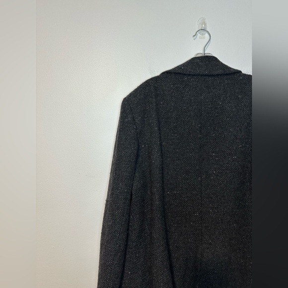 Lauren Ralph Lauren Women's Medium Gray Button Down Wool Blend Blazer Sz 16W - Picture 5 of 9